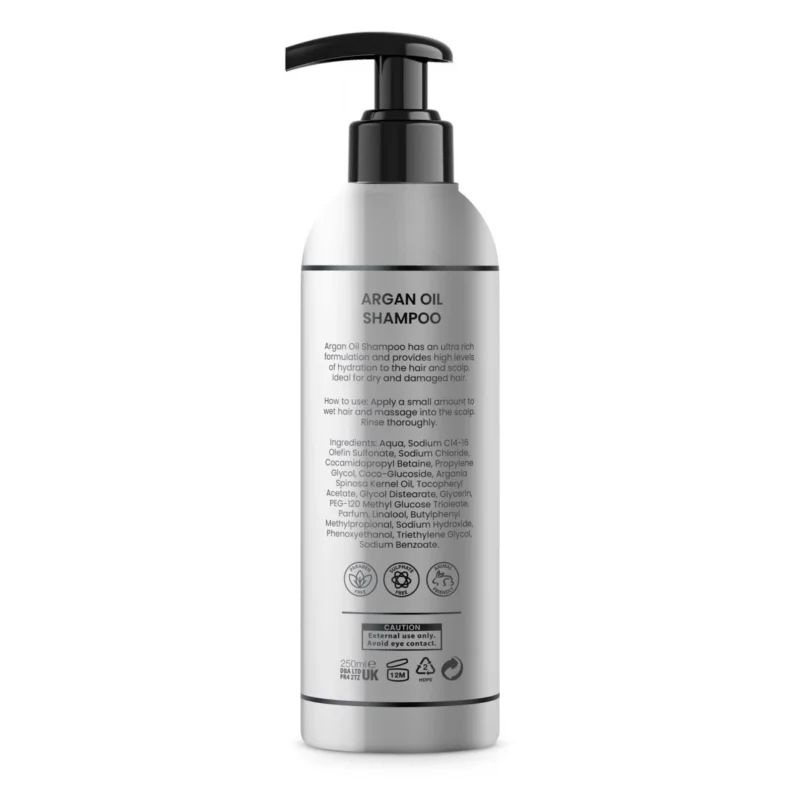 MANBON - Moisturising Argan Oil Shampoo - 250ml - Image 2