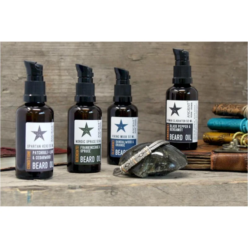 ANCIENT WISDOM - Spartan Hero - Pure and Natural Beard Oil - Image 3