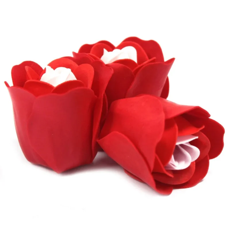 Luxury Soap Flowers Heart Box - Image 4
