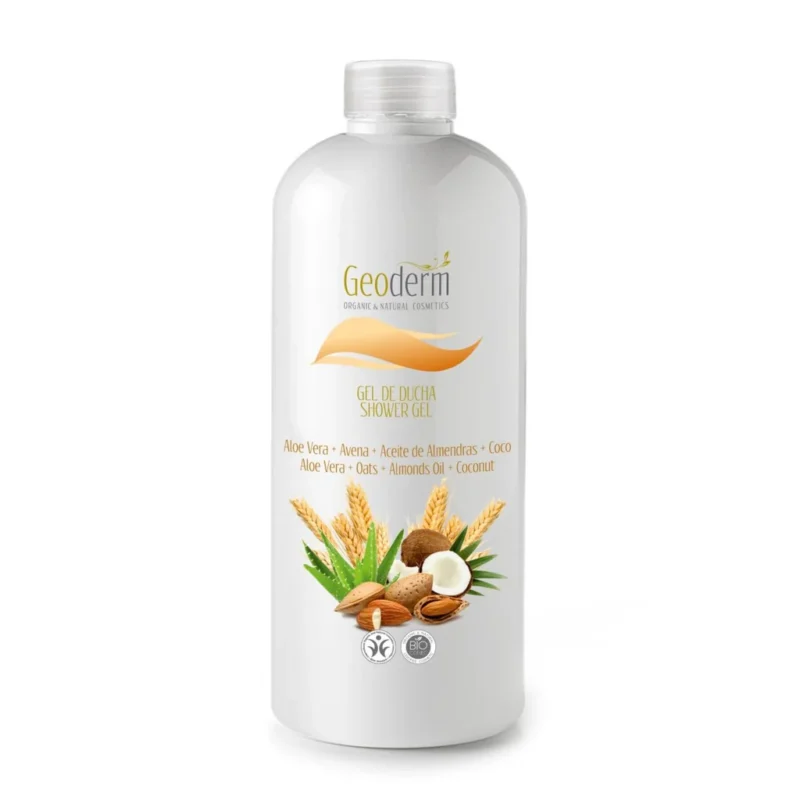 Organic & Natural Skin Pamper Shower Gel - Aloe Vera, Oats and Coconut Oil